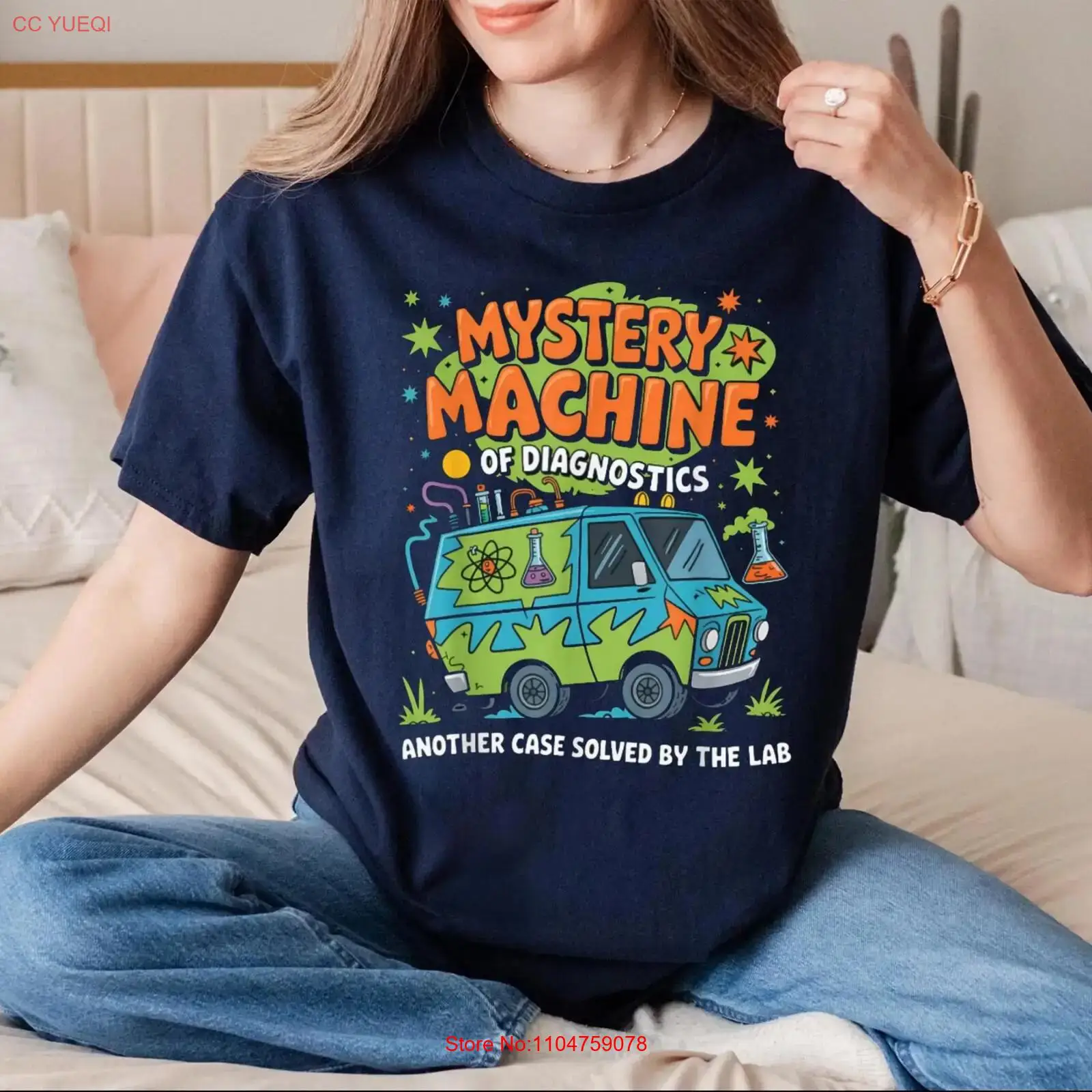 Medical Lab Design - Mystery Machine of Diagnostics T-Shirt Lab