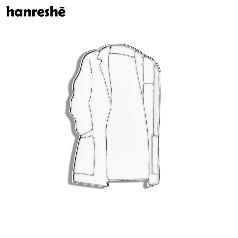 Medical Laboratory Scientist - Hanreshe weißen Mantel Emaille Brosche Pin
