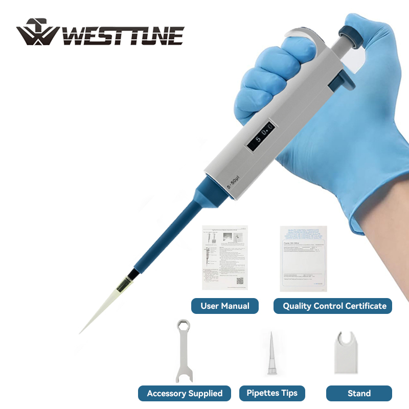 Medical Laboratory Scientist - Westtune Laborpipette, Kunststoff, einkanalig, digital, verstellbar,