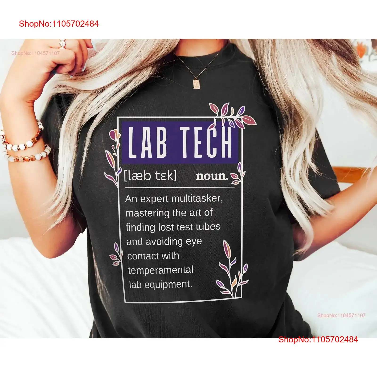 Medical Lab Design - Lustiges Lab Tech T-Shirt Labortechniker MLT