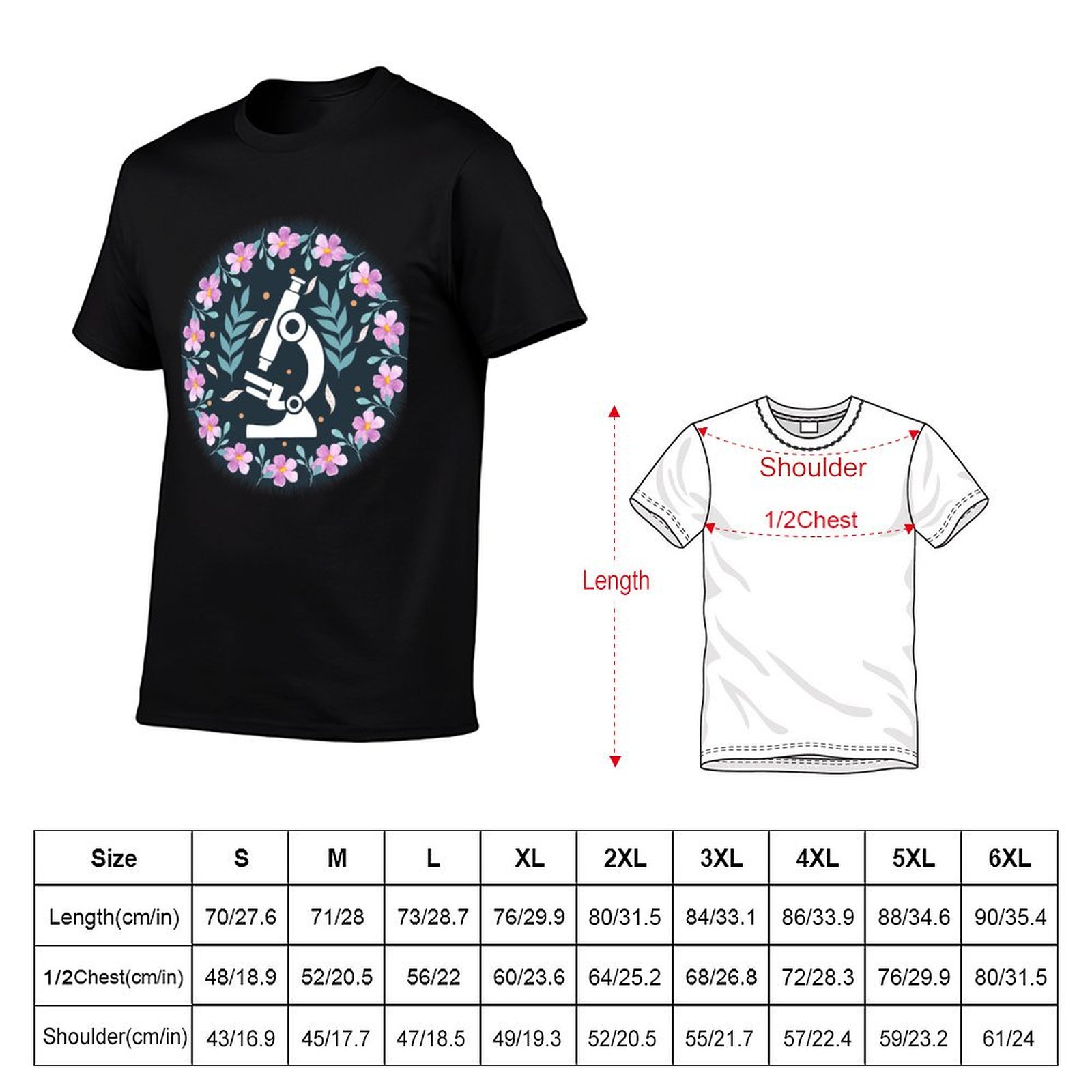Buntes Folk-Mikroskop – T-Shir – Medical Laboratory Scientist Bewertung und Preis